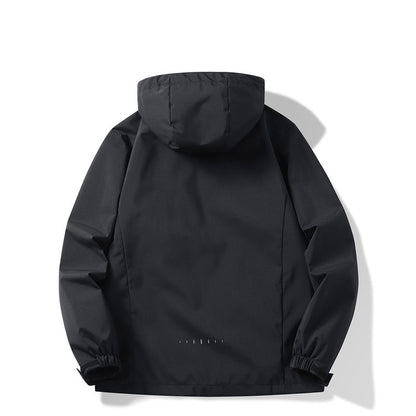 Autumn New Men's Mountaineering Jacket Windproof and Waterproof Fabric Fashion Hip Hop Design Casual Oversize Outdoors Coat