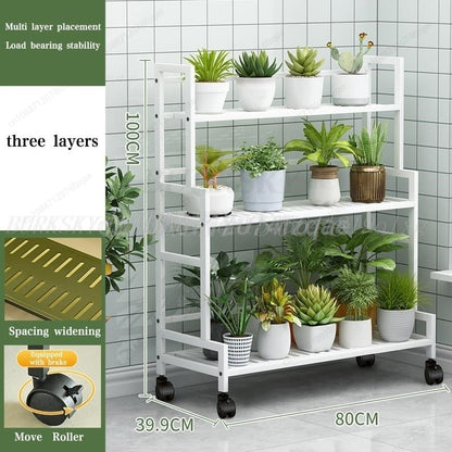 Plant Stand Flower Rack 3 Or 4 Tier Flower Pot Shelf Storage Organizer Display Rack For Indoor Garden Balcony Floor Stand
