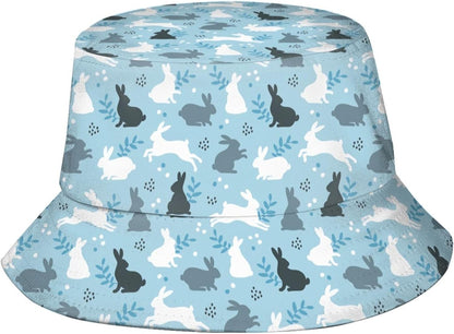 Easter Eggs 4 Bucket Hat for Women Men Summer Travel Beach Sun Cap Easter Hat Outdoor Fisherman Hat Unisex