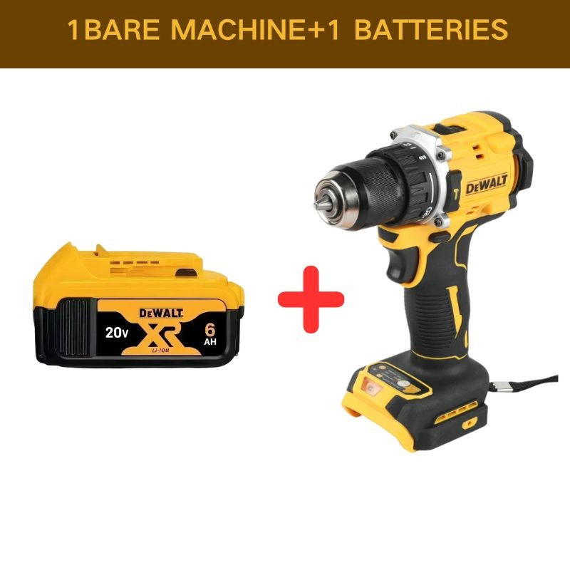 DEWALT DCD805 Parafusadeira Elétrica Compacta Sem Escova Furadeira de Impacto 20V Bateria de Lítio Recarregável carregador