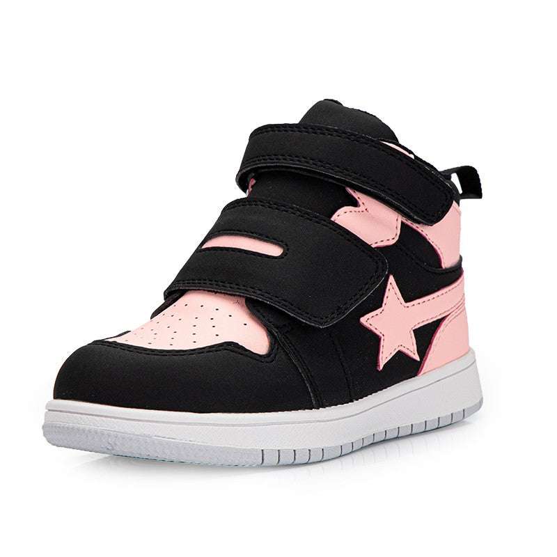 Kids Sneakers Children Orthopedic Shoes, Tip Toe Walking High-Top Ankle Support Anti-Slip Sole Trainers for Girls Boys