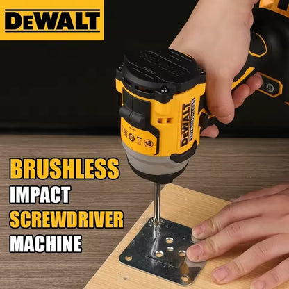 Kit de Furadeira/Parafusadeira a Bateria DEWALT DCD805 Brushless com Bateria 20V 6Ah e Carregador, Conjunto de Ferramentas Elétricas de Alta Performance