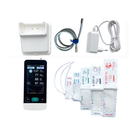 Monitor de Pressão Arterial Animal Eletrônico Portátil Medidor BP para Gatos Cães Uso Veterinário