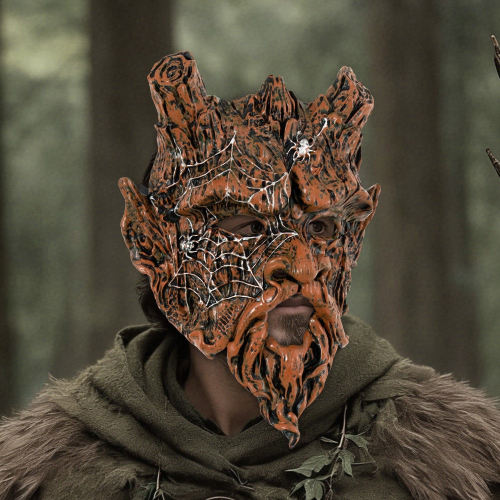 Tree Spirit Mask Scary Forest Spirit Mask Tree Ghost Halloween Cosplay Masquerade Carnival Costume Prop Bosgeest Masker