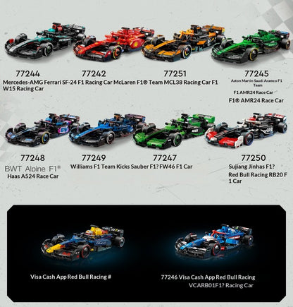 LEGO 77243 Speed Champions Oracle Red Bull Racing RB20 Modelos de Carro de Corrida de F1 - Conjunto de Construção para Adultos, Maiores de 18 Anos, 251 Peças