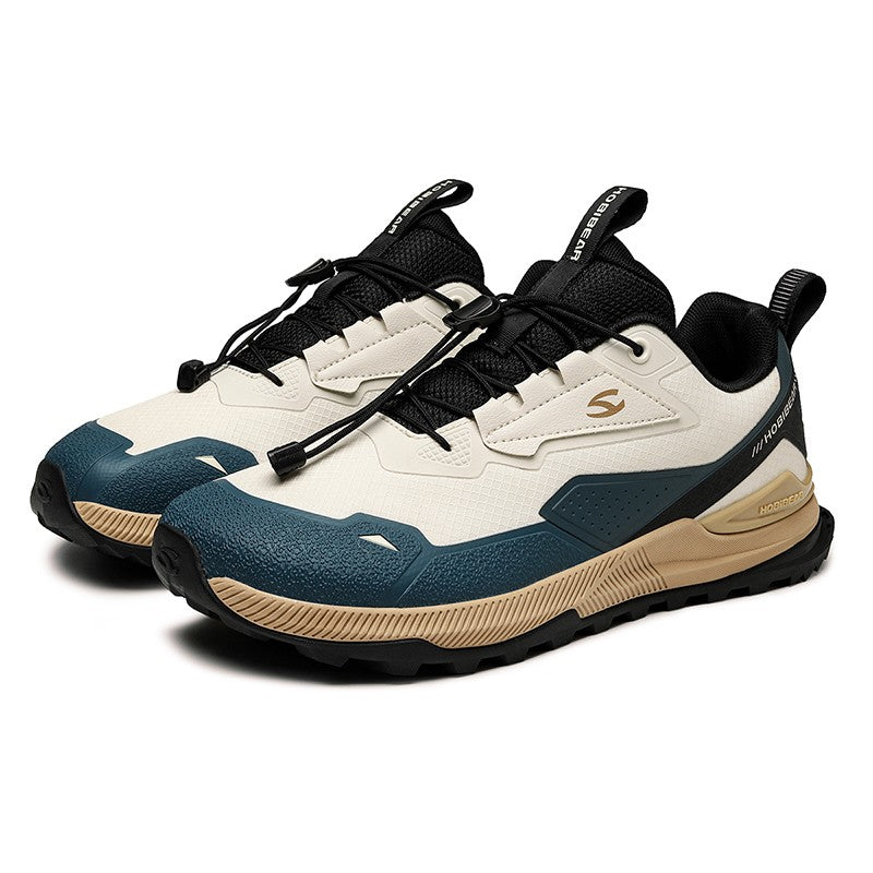 HOBIBEAR Unisex Running Shoes Elastic Band Hiking Sneakers Lightweight Breathable Casual Shoes