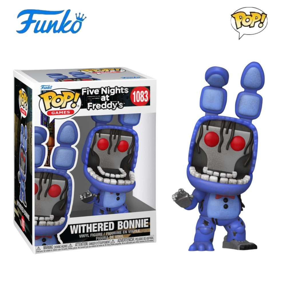 Funko Pop Mangle da Série Original Five Nights at Freddy's Boneco Articulado Withered Bonnie Modelo Freddy Edição Limitada Brinquedos de Presente