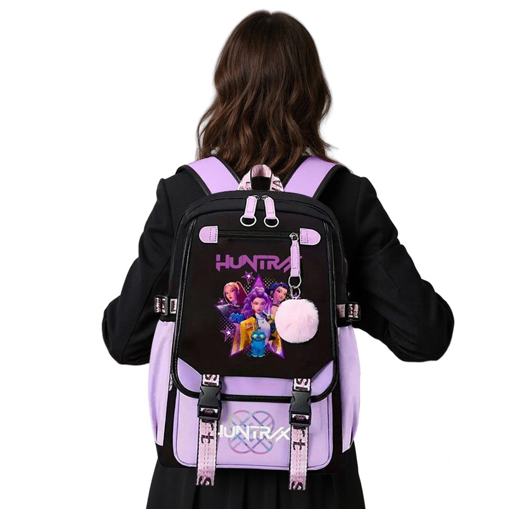 Para KPop Demon Hunters Mochila Adolescentes Mochilas Para Kpop Demon Mochila para Fãs Adolescente