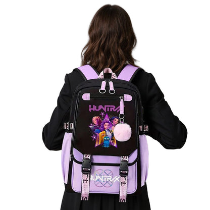 Para KPop Demon Hunters Mochila Adolescentes Mochilas Para Kpop Demon Mochila para Fãs Adolescente