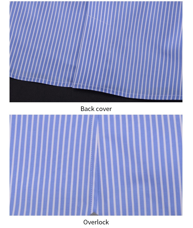Men's Empire collar pinhole collar needle business shirt cotton retro round collar shirts for men
