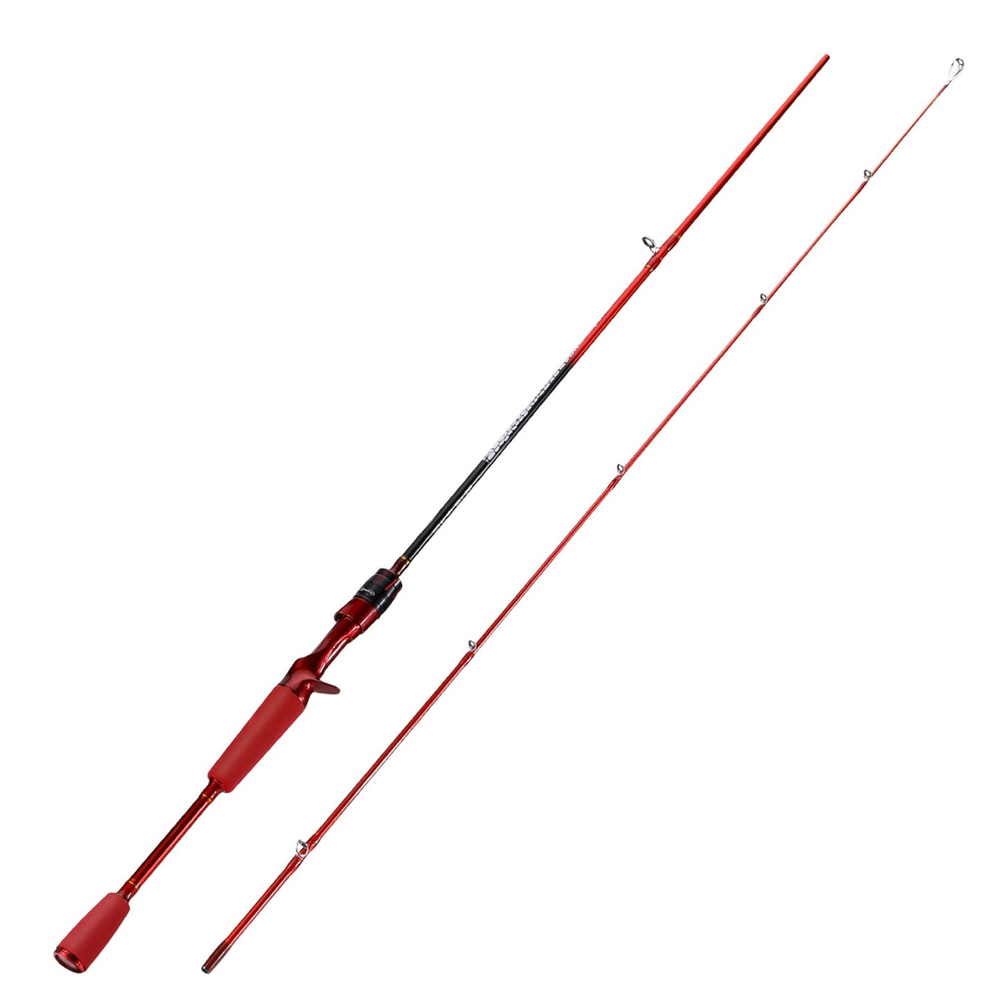 Sougayilang Spinning Fishing Rod 1.8m 2.1m Carbon Rod Baitcasting Fishing Rod 2Section Eva Handle Lure Rod Bass Freshwater Fish