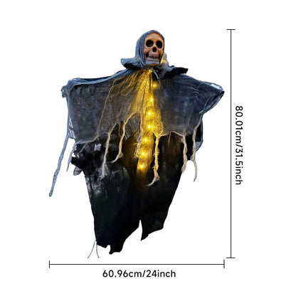 Luminous Skull Halloween Party Hanging Skull Skeleton Ghost Ornament Props Haunted House Decorations Halloween Decorations