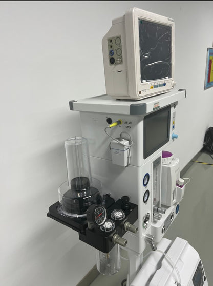 Máquina de Anestesia Veterinária Integrada DA1200V9 com Aquecimento de Circuito Respiratório para Animais de Estimação e Fonte Dupla de Ar Inteligente