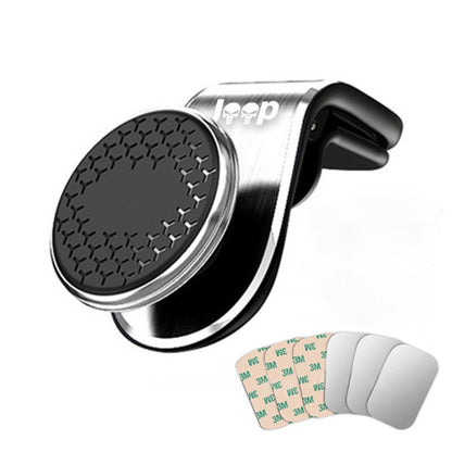 Magnetic Car Phone Holder Air Vent Clip Mount For Jeep Renegade Compass Grand Cherokee Wrangler jk Gladiator Car Accessories