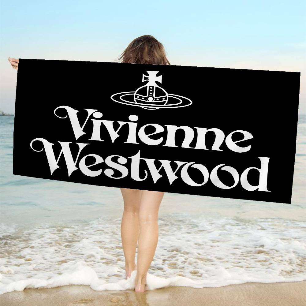 V-VivienneS-S Westwood Fashion Microfiber Beach Towel Absorbent Quick dry Soft Yoga Swimming Resort Mountain Climbing Towel