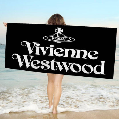 V-VivienneS-S Westwood Fashion Microfiber Beach Towel Absorbent Quick dry Soft Yoga Swimming Resort Mountain Climbing Towel