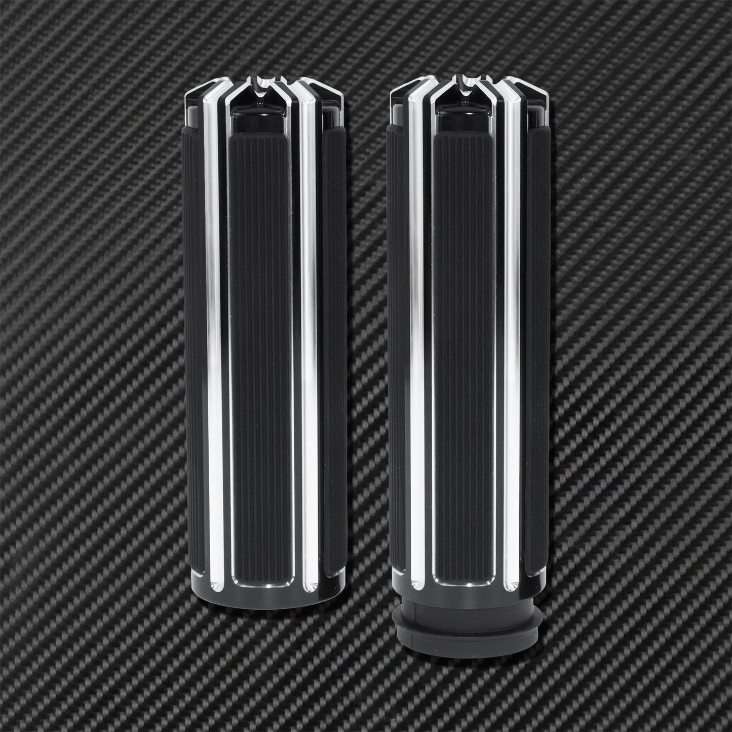 1'' Electronic Hand Grips Motorcycle 25mm Throttle Handle Bar Black/Chrome For Harley Softail FXDLS Breakout Touring FLHR Trike