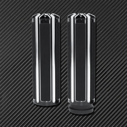 1'' Electronic Hand Grips Motorcycle 25mm Throttle Handle Bar Black/Chrome For Harley Softail FXDLS Breakout Touring FLHR Trike