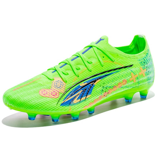 Soccer Shoes Men's Football Field Boots Grass Training Society Sports Soccer Cleats Without ShoeLaces Crampons De Football