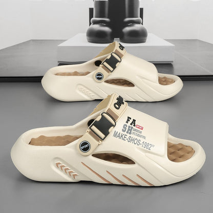 Flip Flops Male Massage Slippers Outdoor Sandals Beach Clogs Indoor Comfortable Soft Slides Men Casual Shoes Women Home Slippers