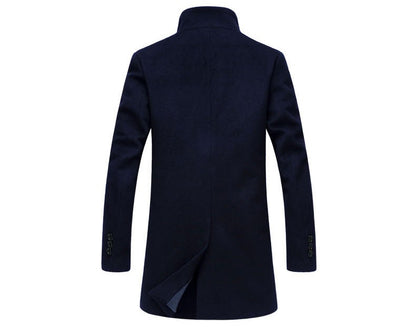 Oversized Men's Wool Overcoat 5XL High Quality Business Casual Winter Jacket Coat Men Clothing Woolen Coats A2F6009