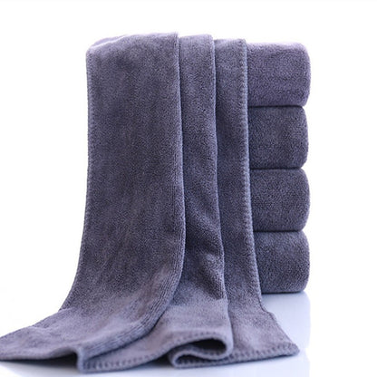 Microfiber Bath Towel , 100X200 cm -Extra Absorbent, Fast Drying, Multipurpose for Swimming, Fitness, Sports, Yoga, Grey