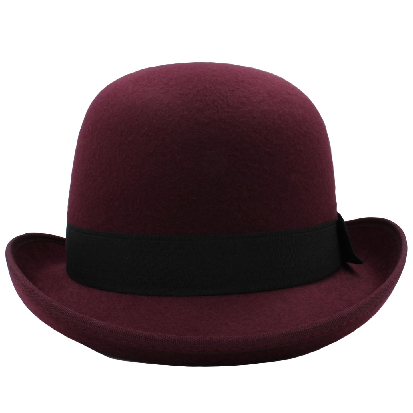 Men Women Felt Bowler Hat Classic Party Hats Lightweight Derby Fedora Hats Costume Accessories