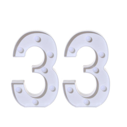 2Pcs Number 16 18 21 30 Led Light String Happy Birthday Party Decoration Wedding Anniversary Adult Birthday Party Gift Light Led