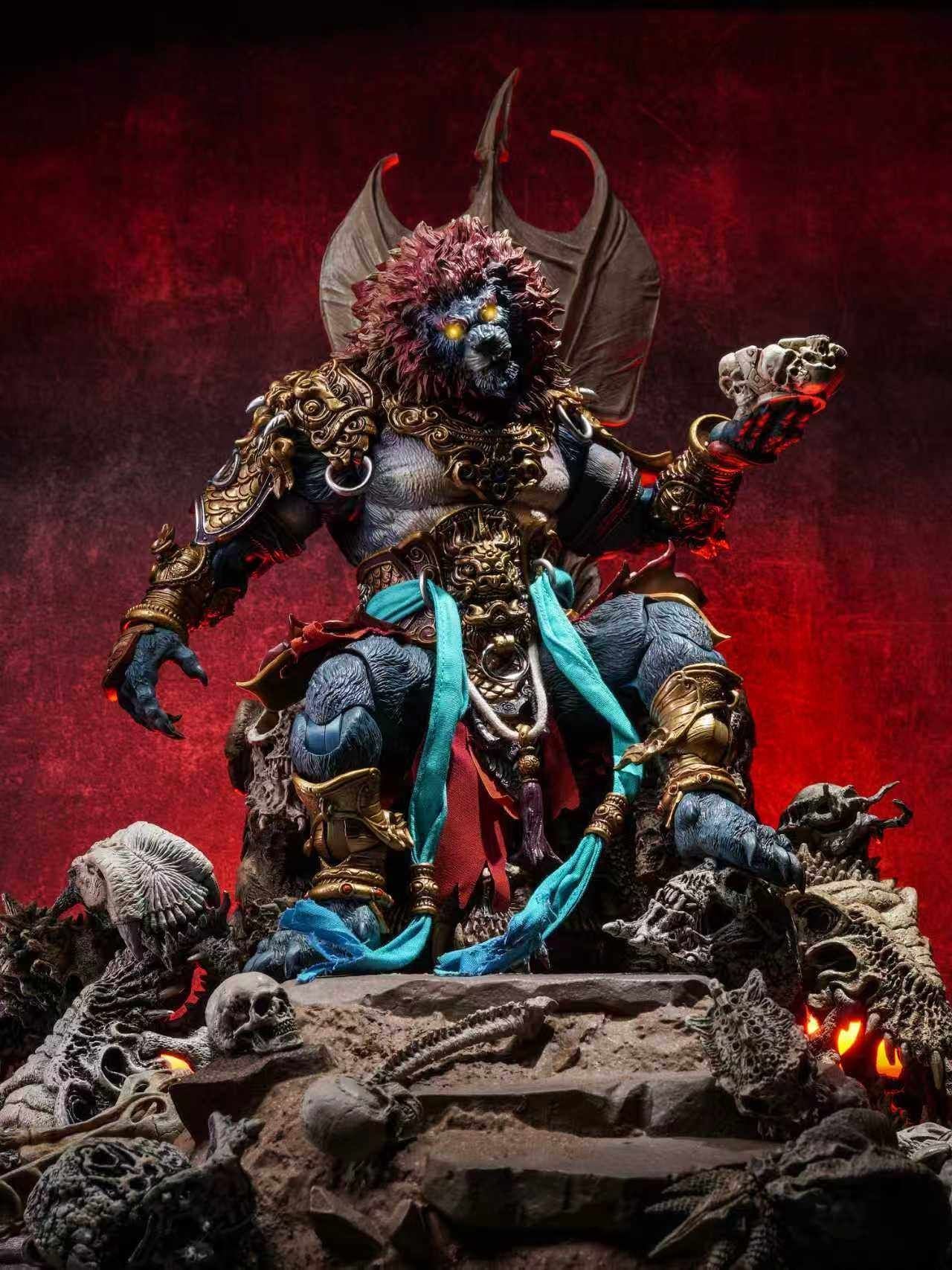 Fury Toys AZURE LION DEMON 1/12 KINGS AT LION CAMEL RIDGE Kit Boneco de Ação Versão Clássica Dourada Coleção Modelo Hobby Presentes