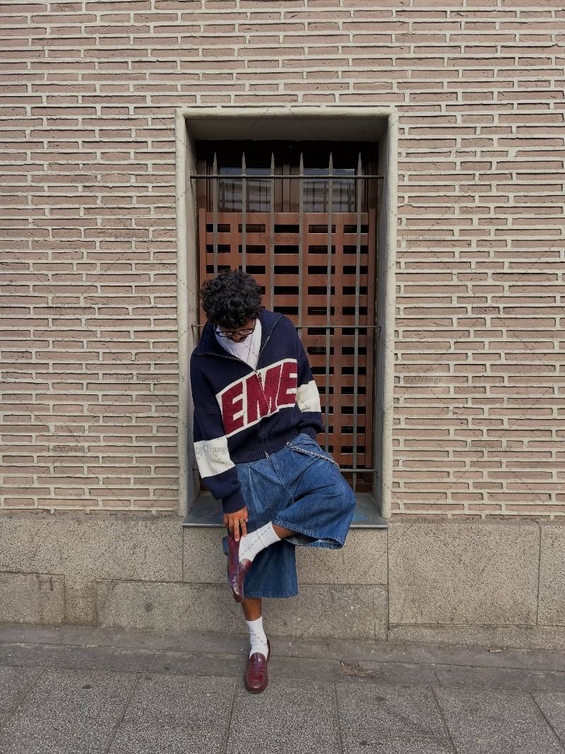 European American Hip-hop Letters Fashion Oversized Casual Double Zipper Cardigan Women Y2K Street Harajuku Loose Sweater Men