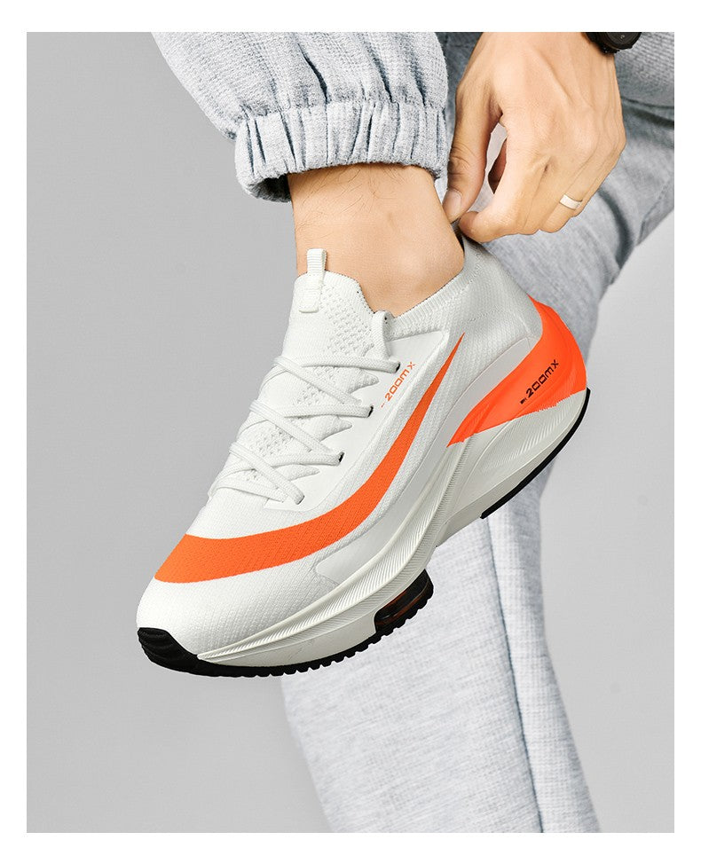Tênis de Corrida Masculino Respirável Amortecimento de Corrida ao Ar Livre Tênis de Caminhada Tênis de Luxo para Casais Sapatos Antiderrapantes de Malha para Todo-Terreno