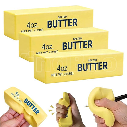 1~4Pcs Soft Squishy Butter Stick Fidget Toy Stress Relief Slow Rising Squeeze Toy for Anxiety Relief Decompression Party Gifts