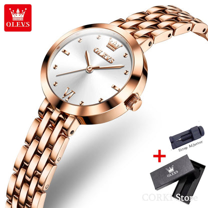 OLEVS 9992 Luxury Women's Watches Elegant Luxury Gold Watch for Women Quartz Waterproof Wristwatches Ladies Relojes Para Mujer