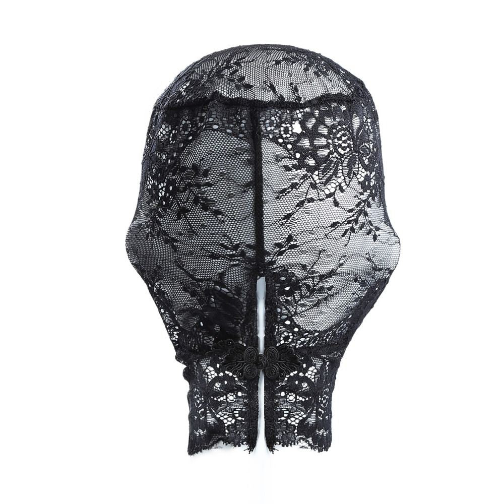 Sexy Lace Head Cover Full Face Halloween Eye Mask Cosplay Festival Party Mask Adult