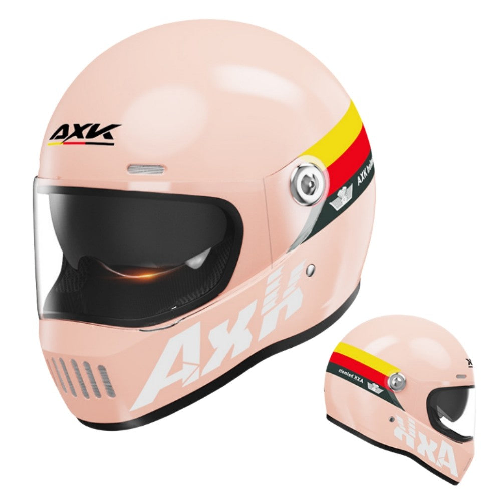 Electric Motorcycle Helmet Winter Warm HD Dual Mirror Anti-fog Retro Sun Protection Riding Full Helmet