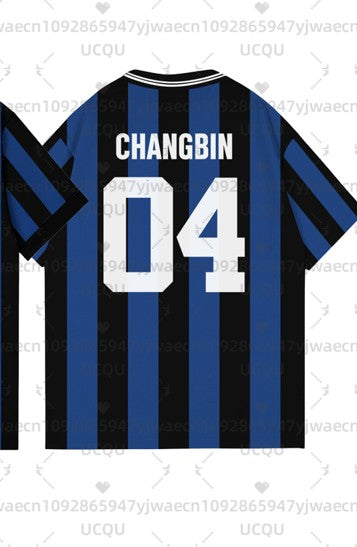 Kpop Stay Karma Album Fans TShirts Felix Bangchan Hyunjin Streetwear Loose Sport Oversize  Short Sleeve T-Shirt For Women Men