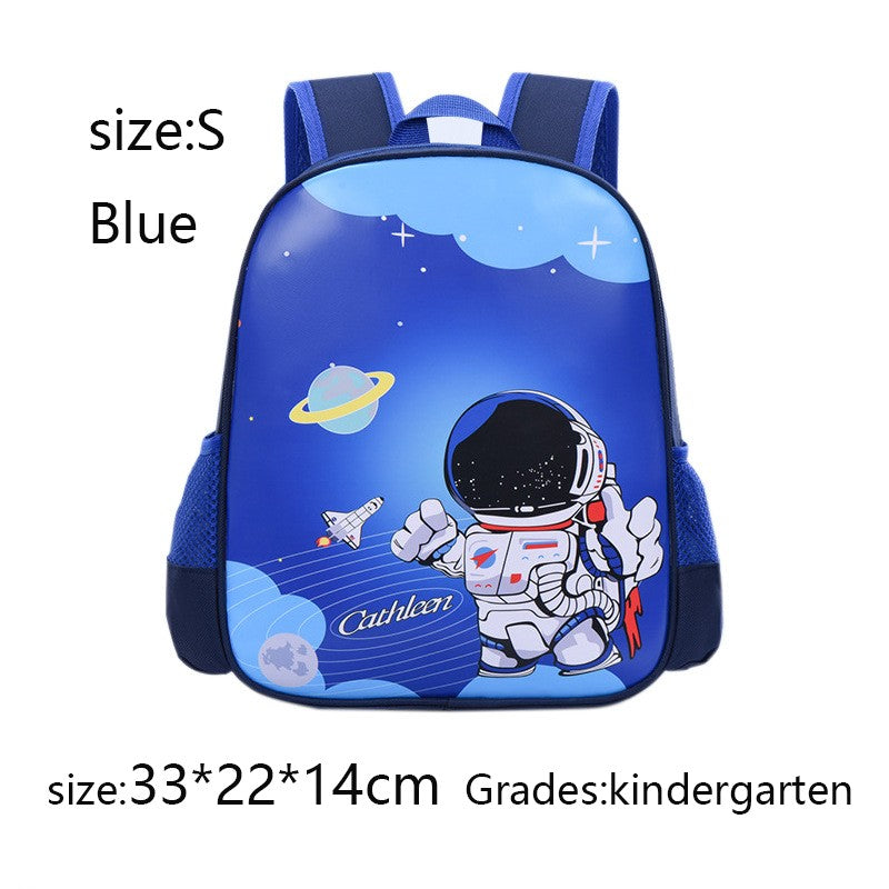 Mochila Infantil Estrelas Astronauta Fofa Menino Menina Impermeável Pré-escolar Fundamental