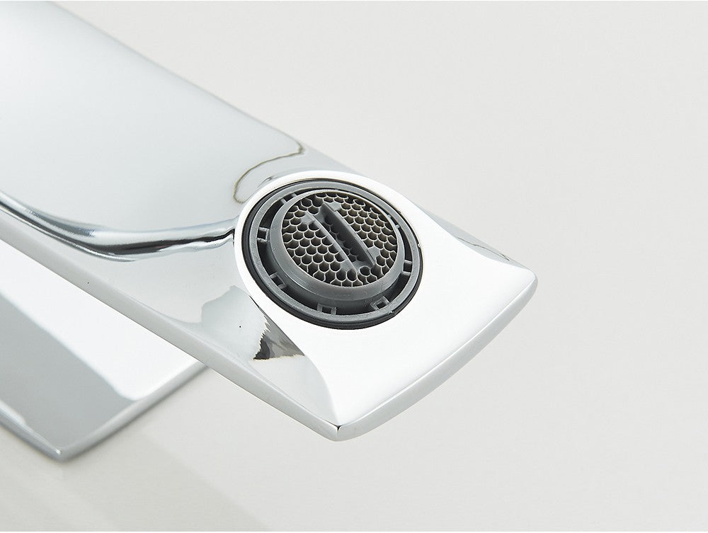 Black Bathroom Faucet Deck Mounted Bathroom Sink Mixer Tap Single Lever Basin Sink Mixer Faucets Chrome/White/Grey/Brushed Gold