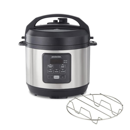 Panela de Pressão Elétrica 4 em 1 Multifuncional Cozimento Lento a Vapor Salteado Panela de Arroz Aço Inox Antiaderente 2,8 Litros Eletrodoméstico de Cozinha
