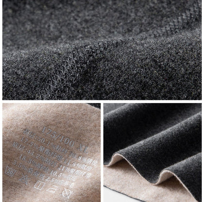 Comfortable Bamboo Fiber Thermal T Shirt Men Tank Top Wool High Quality Seamless Undershirt Winter Men's Warm Fleece Underwear