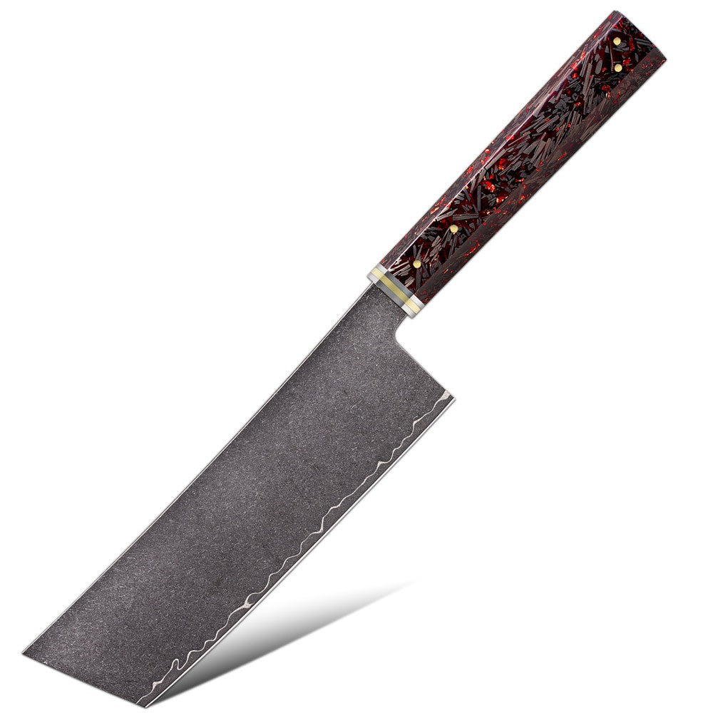 Conjunto de Facas de Cozinha 1-6PC Damasco 3 camadas de revestimento Facas de aço Acessórios de Cozinha Facas Profissionais de Chef Ferramentas de Culinária