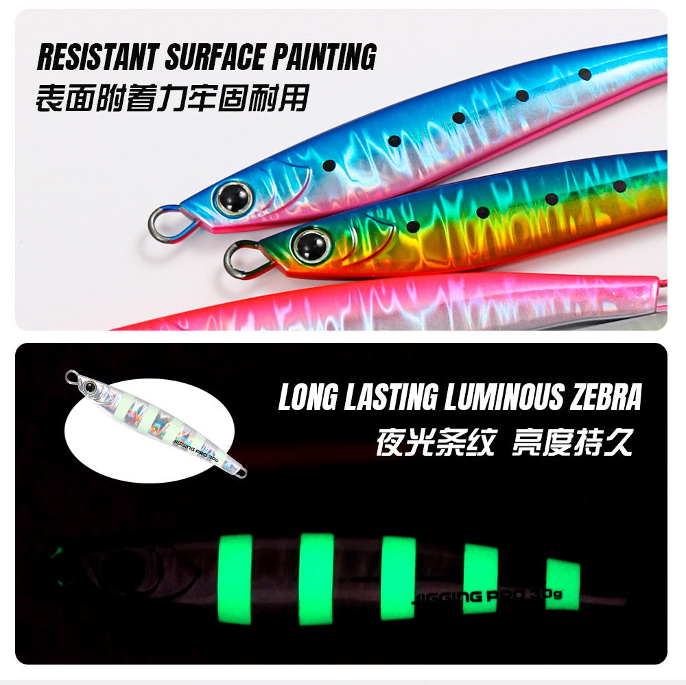 JIGGING PRO Jugulo Jig 15g 20g 30g 40g 60g Casting Jig Pesca de Costa Metal Jig Isca Pesca Marítima
