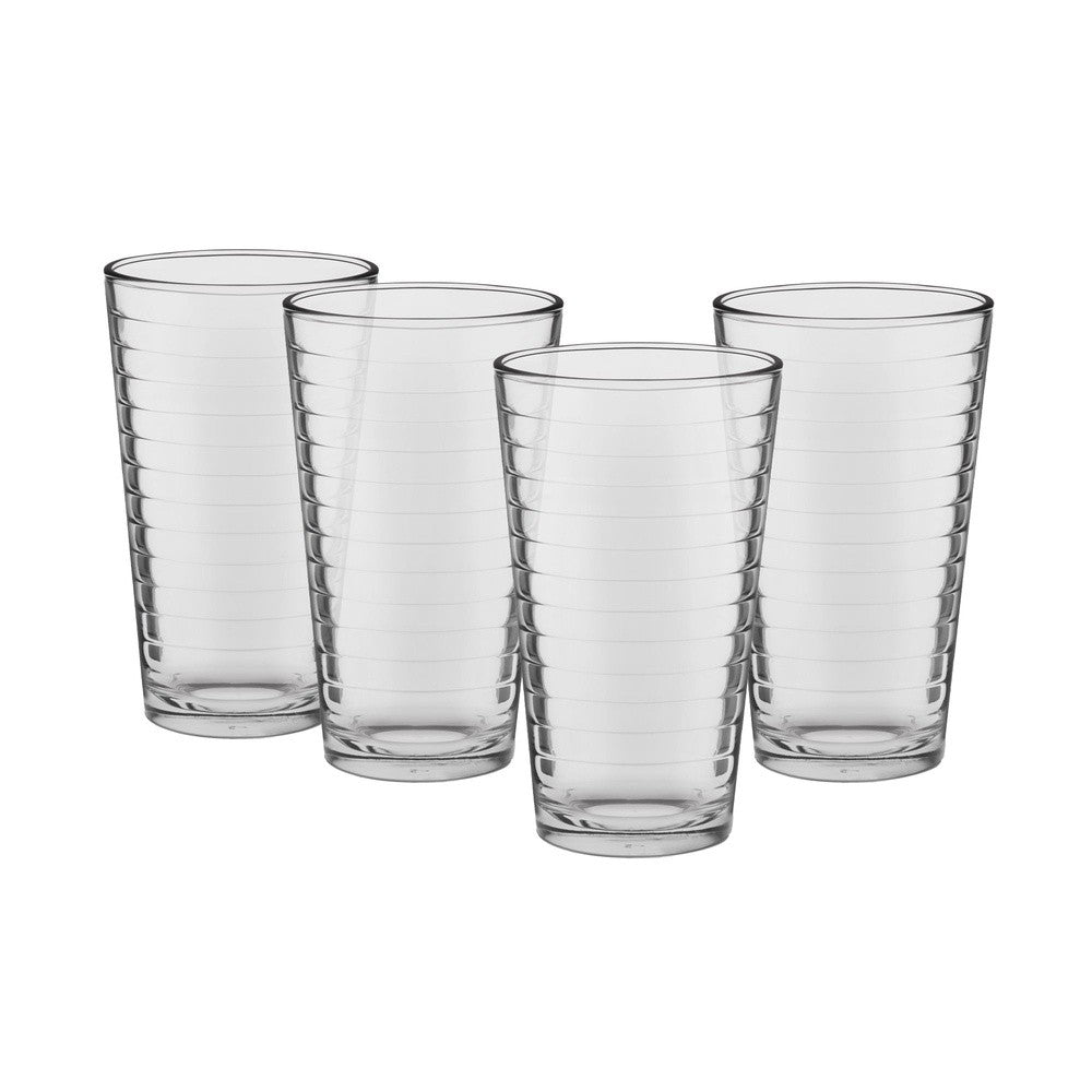 Conjunto de Copos de 8 Peças Copos de Alta Qualidade Empilháveis Duráveis Próprios para Lava-Louças Perfeitos para Festas Bar Doméstico Encontros Familiares