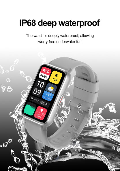 2025 New Grade Nursing Smart Watch AMOLED Blood Oxygen ECG + PPG Blood Pressure Body Temperature Bluetooth Health Smartwatch