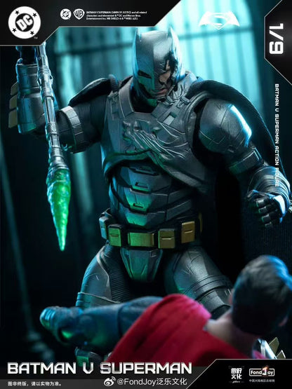EM ESTOQUE Fondjoy BVS Set Armored Batman Battle Damaged Superman Action Figures 1/9 Batman v Superman?Dawn of Justice DC