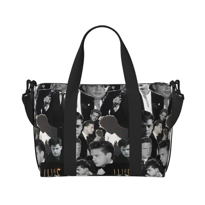 El Sol De Mexico Luis Miguel Beach Travel Bag Large Capacity Tote Bags for Gym Sport Women Shopping Duffle Shoulder Bag