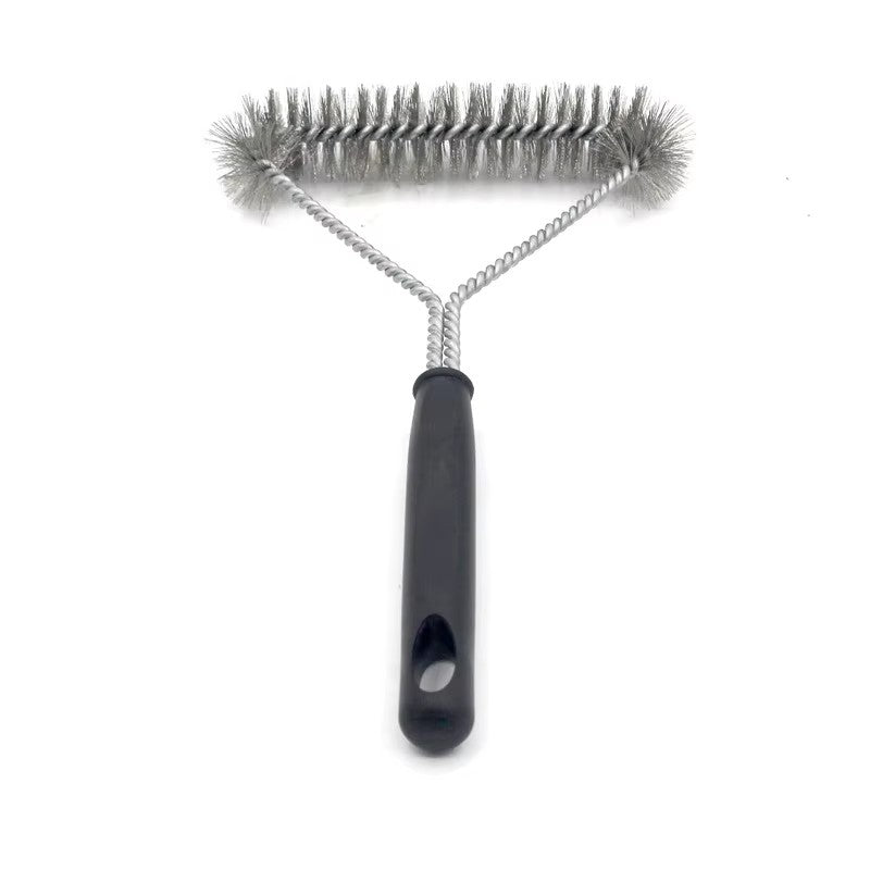 Barbecue Grill BBQ Brush Clean Tool Grill Accessories Stainless Steel Bristles Non-stick Cleaning Brushes Barbecue Accessories
