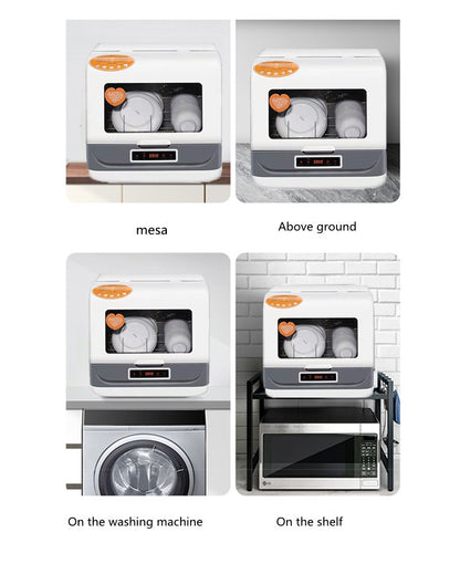 Desktop Portable Freestanding Smart Dishwasher Countertop Kitchen Dishwashers for Household