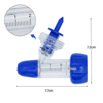 Seringa Veterinária Automática Contínua 1/2/5/10Ml Injetor de Vacina Ajustável para Animais Acessórios de Injeção para Gado Ovinos Bovinos