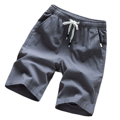 Summer Men'S Large Size Casual Shorts Beach Pants Running Sport Straight Short Pants Male Thin Sweatpant Leisure Loose Shorts